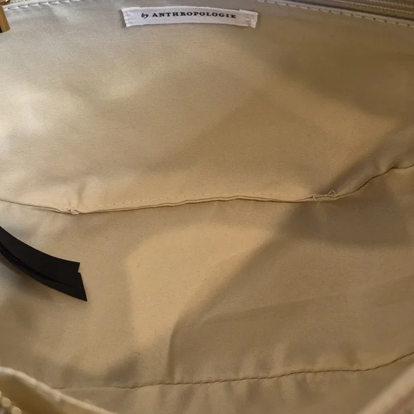 Anthropologie Sherpa Half Moon Crossbody Sling Shoulder Bag, Adjustable Strap - Picture 9 of 14